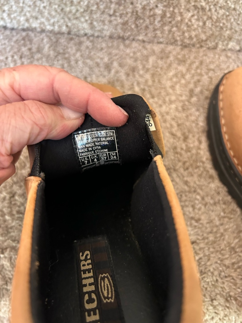 Skechers Relaxed Fit Desert Comfort Suede Square Toe Slip On. Chunky. Platform. - Picture 6 of 8